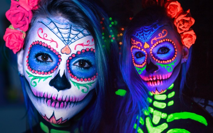 1001 + Ideas for Spooky Halloween Face Paint Suggestions