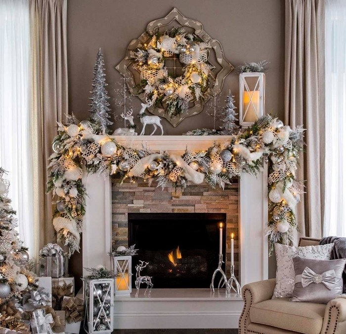 Christmas Mantel Ideas For A Beautiful and Festive Home | Architecture ...
