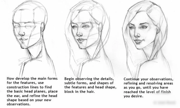 1001 Ideas How To Draw A Girl Tutorials And Pictures