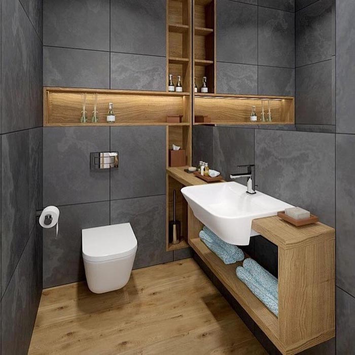 60+ beautiful and modern bathroom designs for small spaces ...