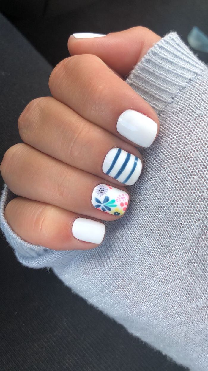 Cute Nail Designs With Initials