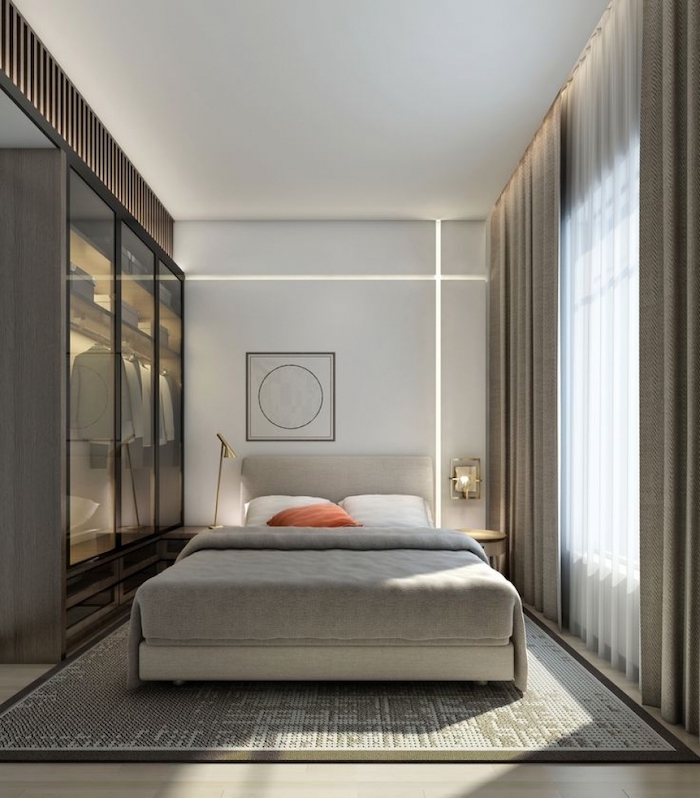 Featured image of post Modern Light Grey Bedroom Ideas / Gray carpet and light gray walls and ceiling didn&#039;t look boring at all with the furnishings in this bedroom.