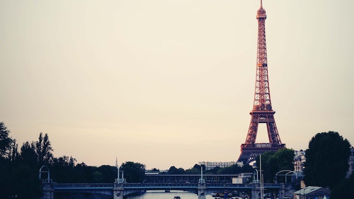 paris landscape, eiffel tower, cool backgrounds tumblr, bridge across a river