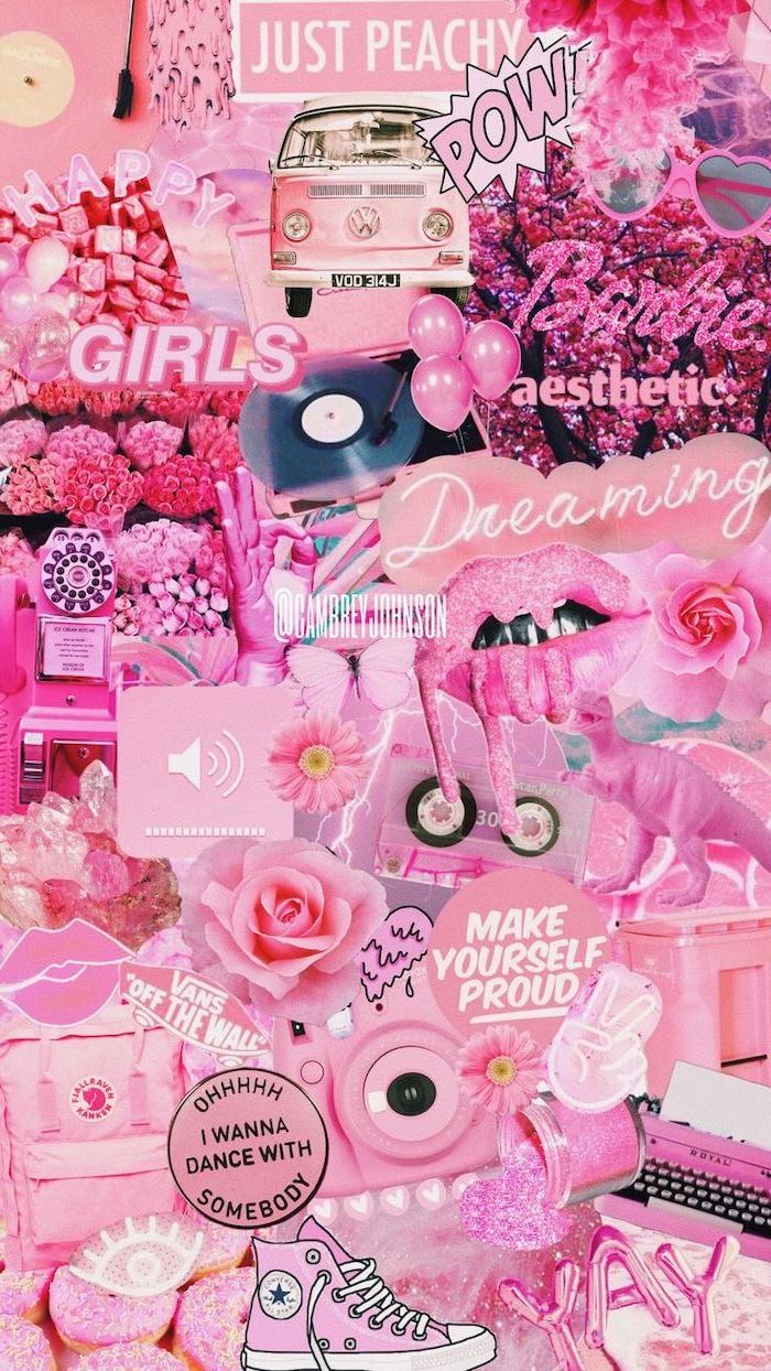 pink colour palette, motivational quotes, girly iphone wallpaper