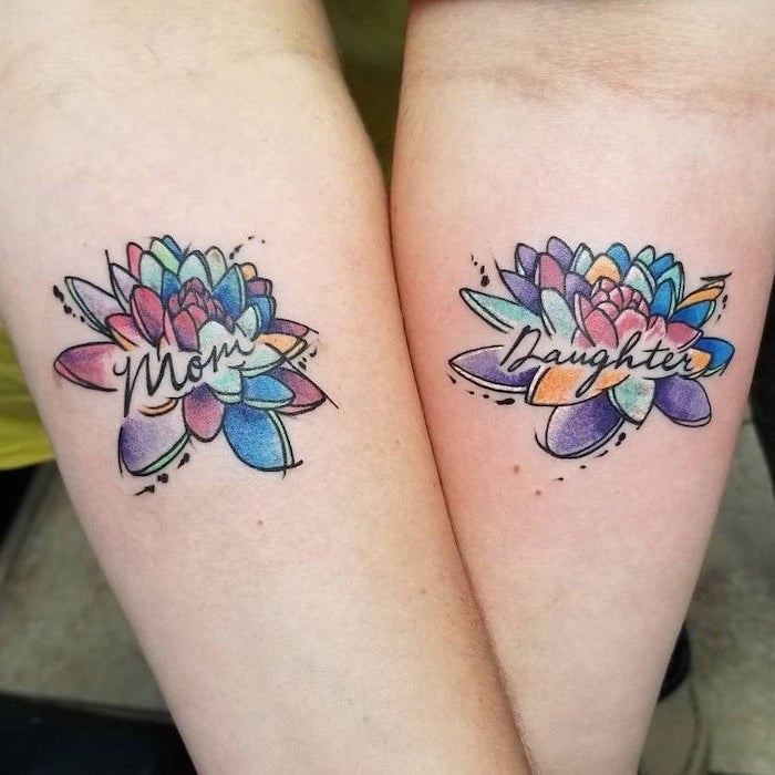 Heartwarming mother daughter tattoos to honor the most important woman in your life | Architecture, Design &amp; Competitions Aggregator