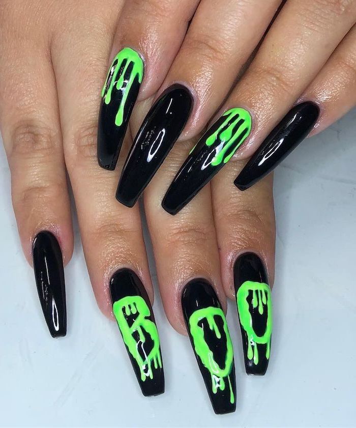 70 ideas for Halloween nails so spooky, you’d definitely ...