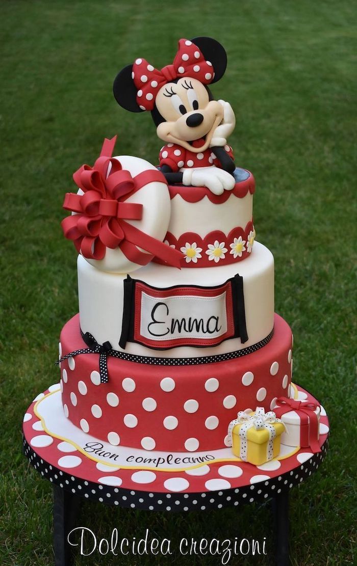 1001 + ideas for the cutest Minnie Mouse cake for your ...