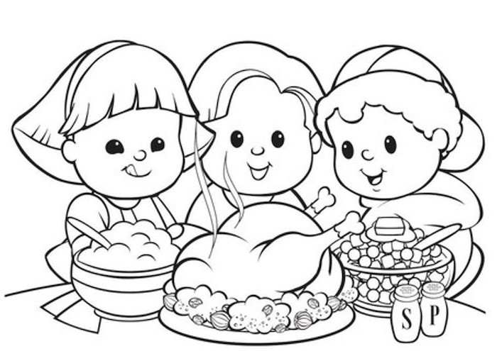 Download 1001+ ideas for Thanksgiving coloring pages to entertain your guests