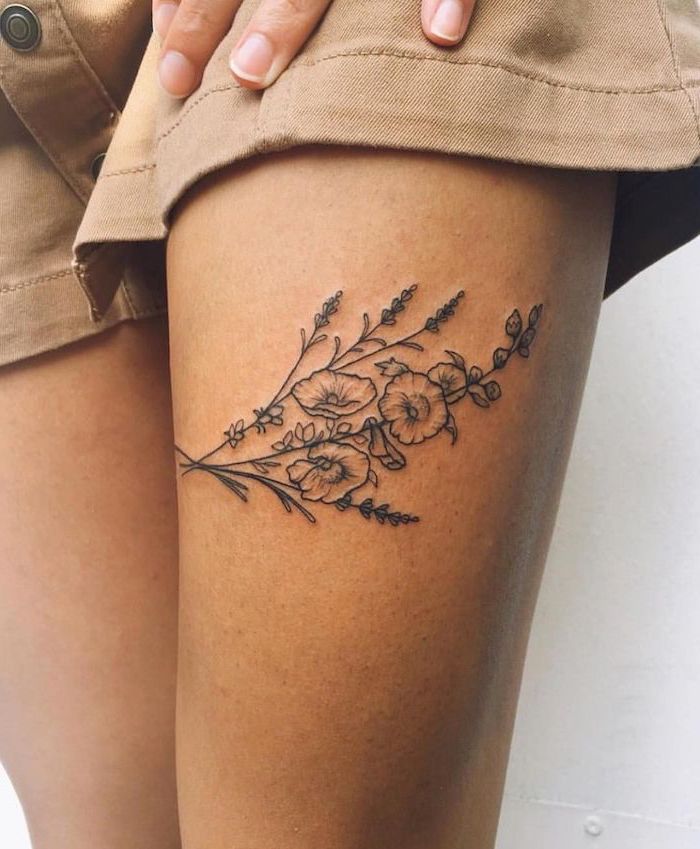 1001 Ideas For Thigh Tattoos For Women Who Are The Ultimate It