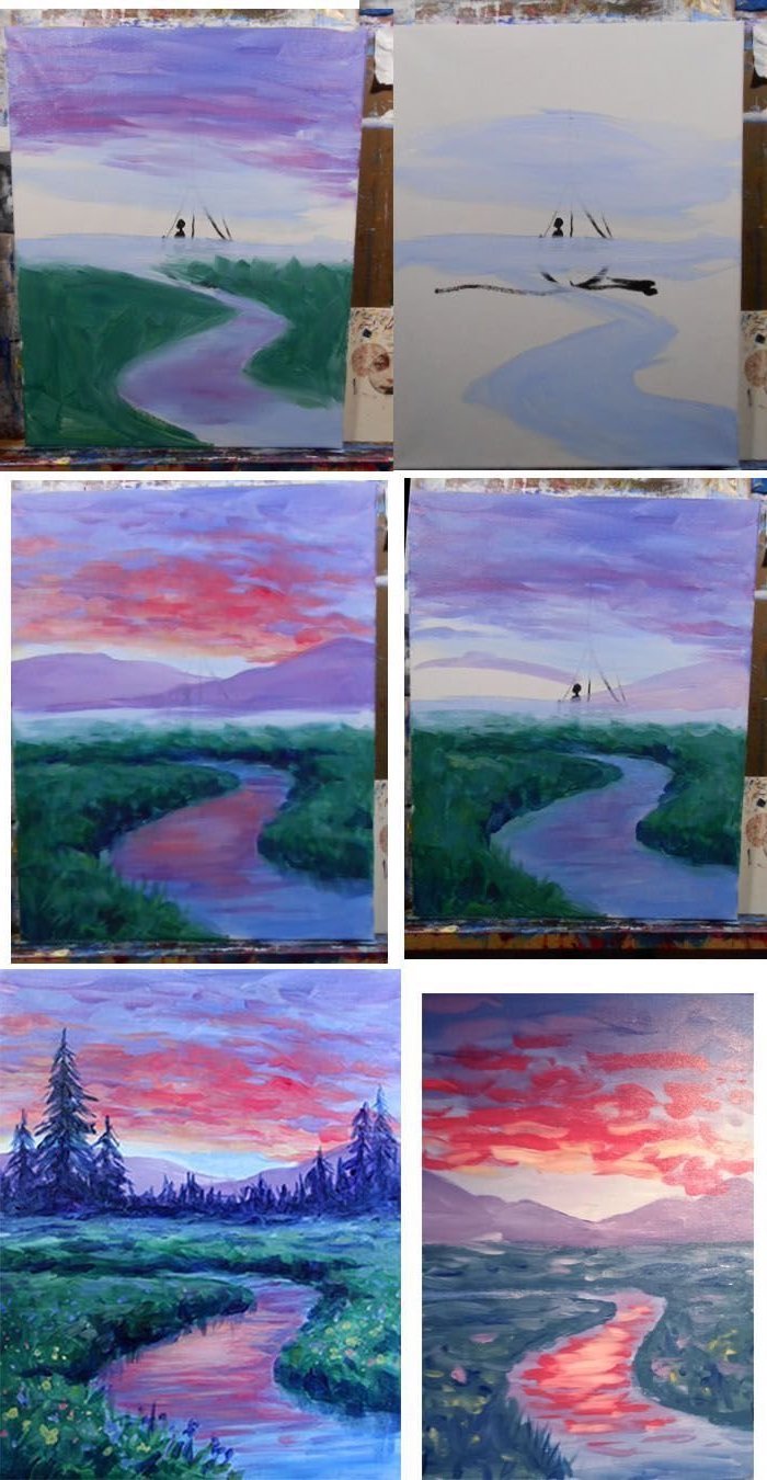 100 Acrylic Painting Ideas To Fill Your Spare Time With