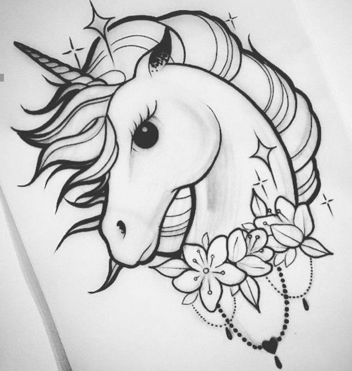 1001+ ideas on how to draw a unicorn + easy tutorials
