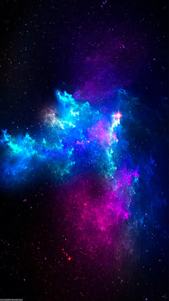 dark aesthetic, galaxy in blue and pink, purple and black, space desktop backgrounds, sky filled with stars